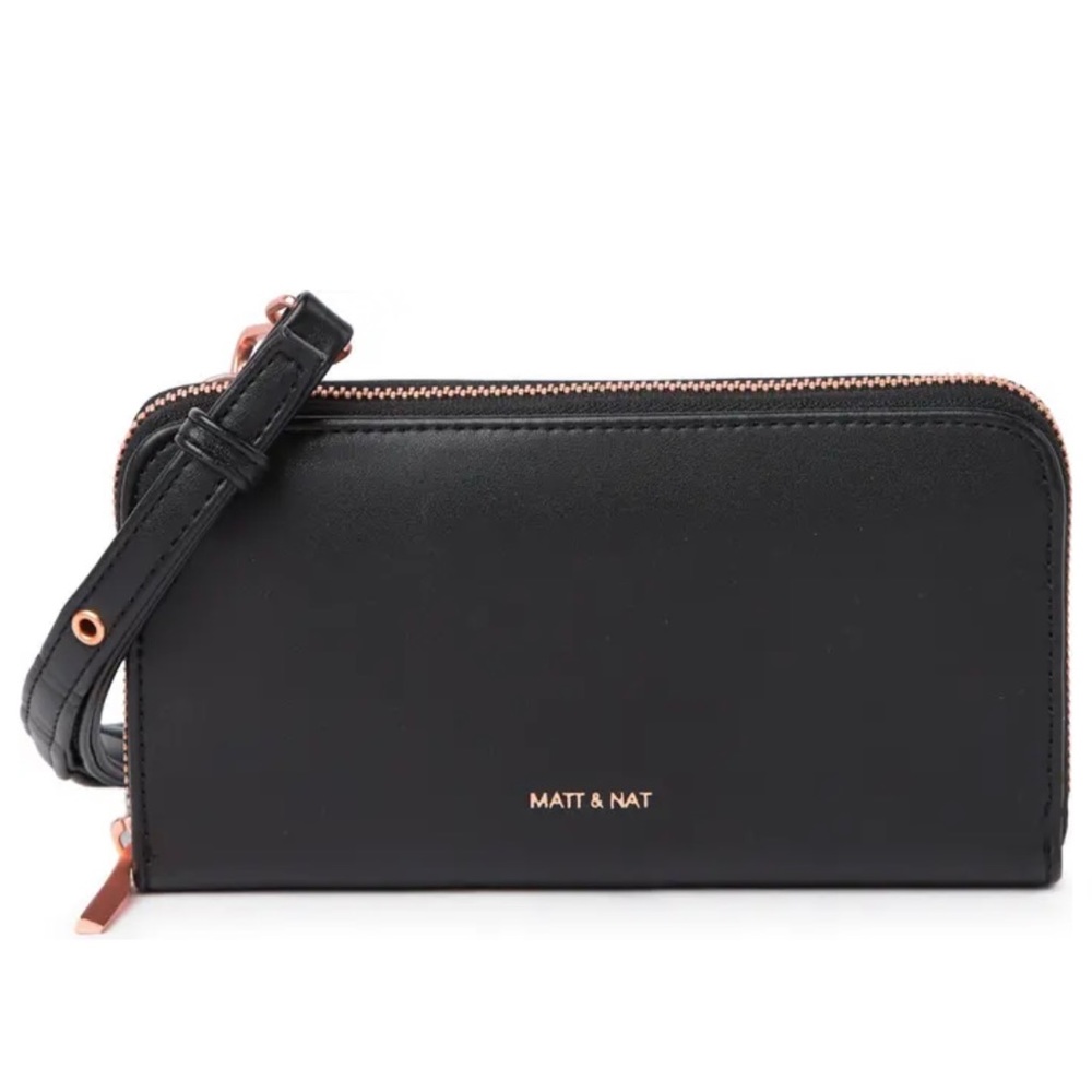 Matt & Nat Inver Loom Vegan Leather Crossbody Wallet